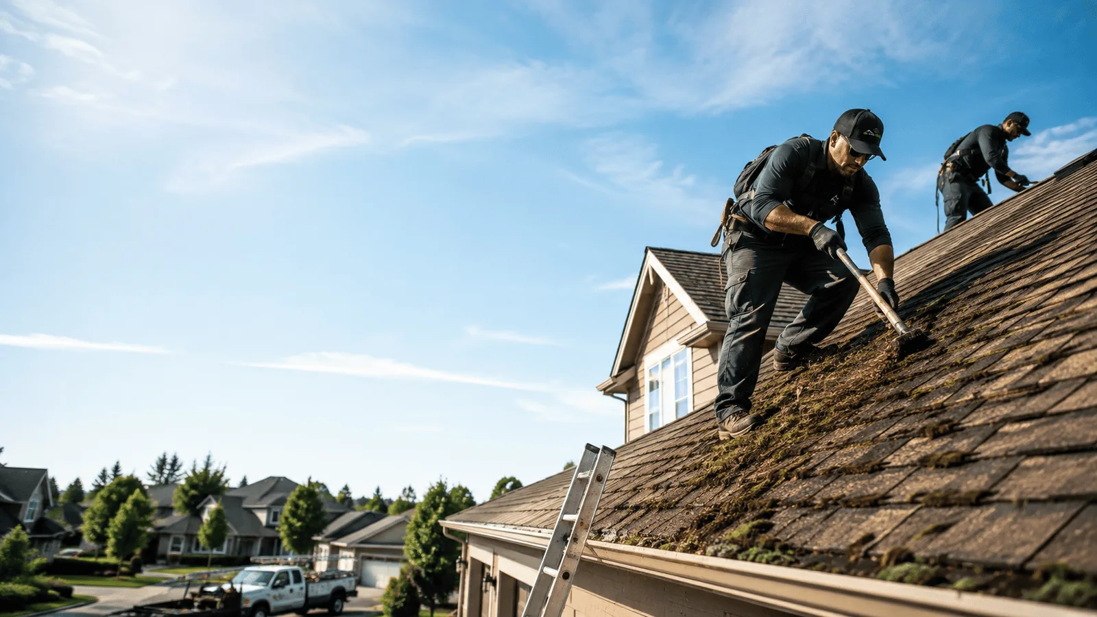 Roof Moss Removal in Leamington, UT near me